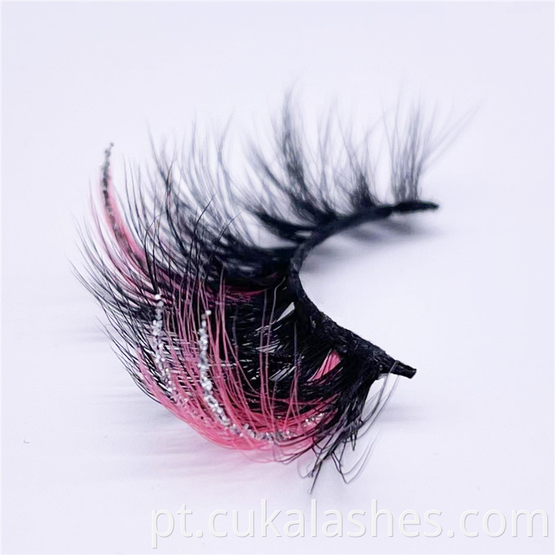 Glitter False Lashes